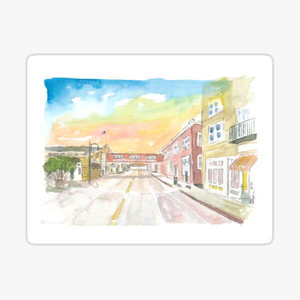 Item preview, Sunset on Cannery Row Monterey California designed and sold by artshop77.