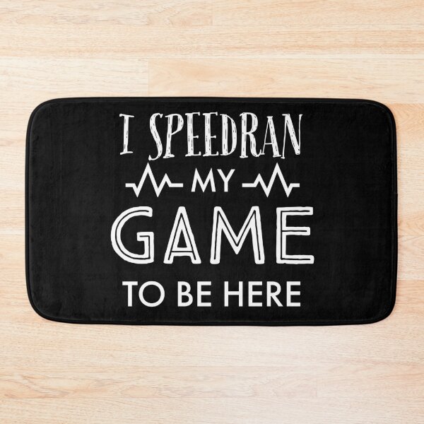 Item preview, Speedrunning life designed and sold by Zilch-o.