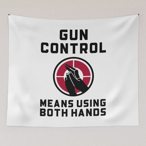 Item preview, Gun Control Means Using Both Hands Gun Owner designed and sold by OldCamp.
