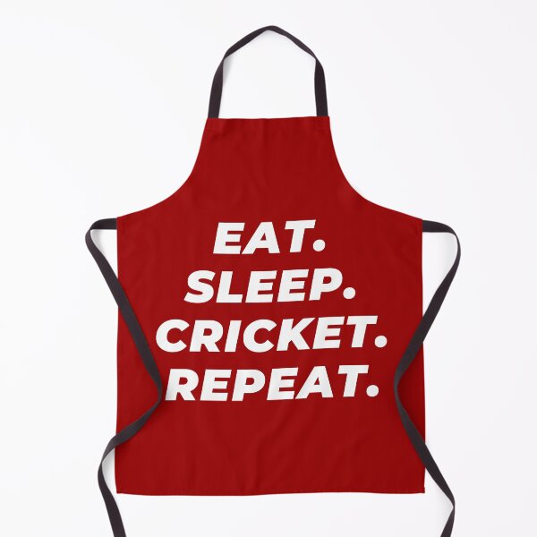 Item preview, EAT. SLEEP. CRICKET. REPEAT designed and sold by BrownGirlMantra.