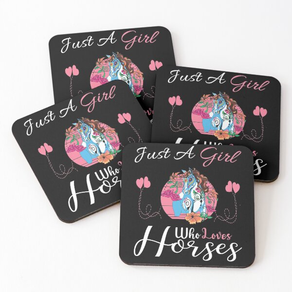 Item preview, Just A Girl Who Loves Horses designed and sold by PRINTED ..