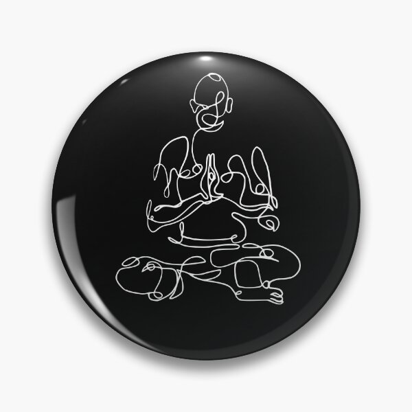 Item preview, Contour Line Yoga-Seated Yoga 2 (WI) designed and sold by FranksArtWorld.