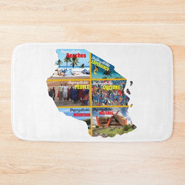 Item preview, Tanzania map designed and sold by maarifa.