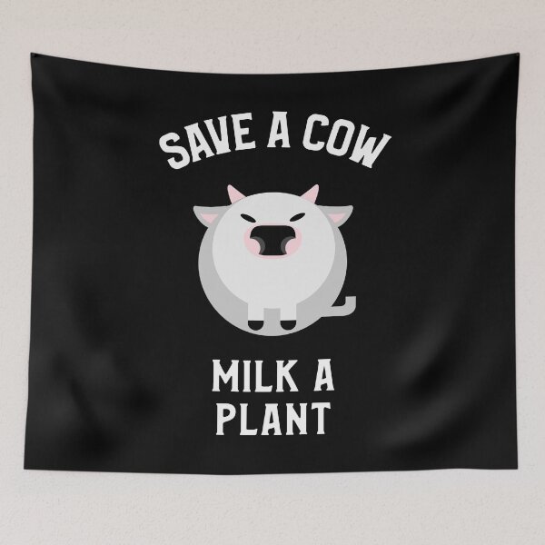 Item preview, Save A Cow, Milk A Plant, Meatless  designed and sold by OldCamp.
