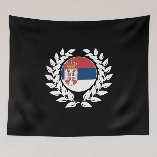 Item preview, Serbia Serbian laurel wreath designed and sold by GeogDesigns.