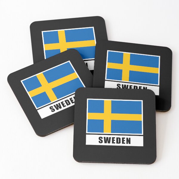 Item preview, Sweden Swedish flag flag designed and sold by GeogDesigns.