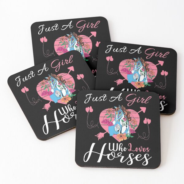 Item preview, Just A Girl Who Loves Horses designed and sold by PRINTED ..