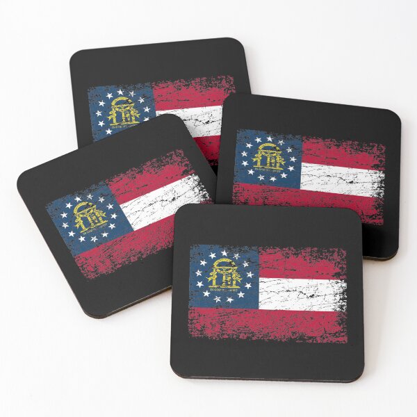 Item preview, Georgia ensign flag used look designed and sold by GeogDesigns.