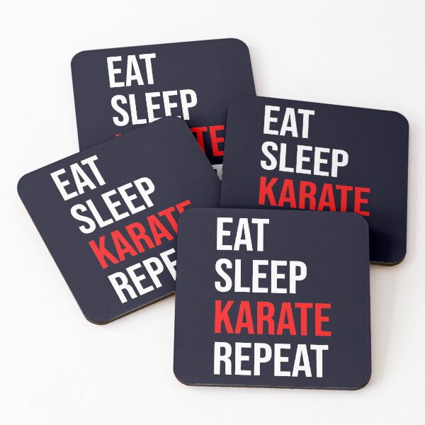 Item preview, Eat Sleep Karate  Repeat designed and sold by CatArtStore.