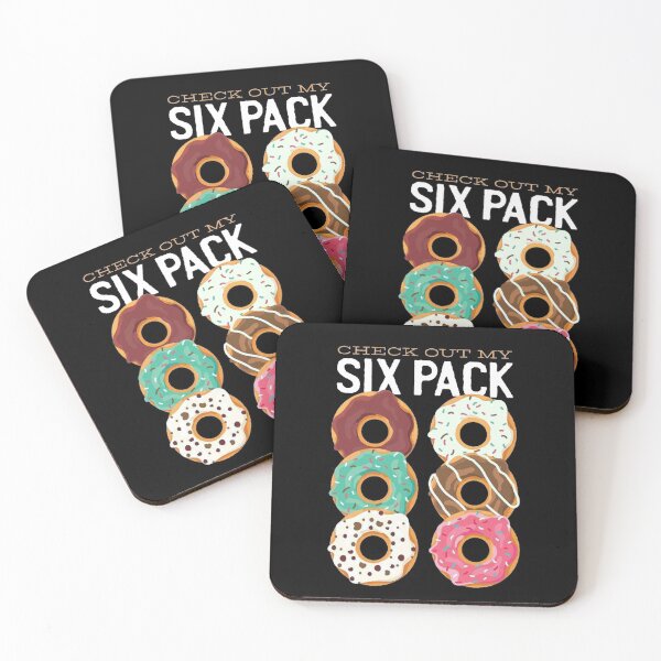 Item preview, Donut Mens Check Out My Six Pack Tshirt  designed and sold by Trendy Shirt.
