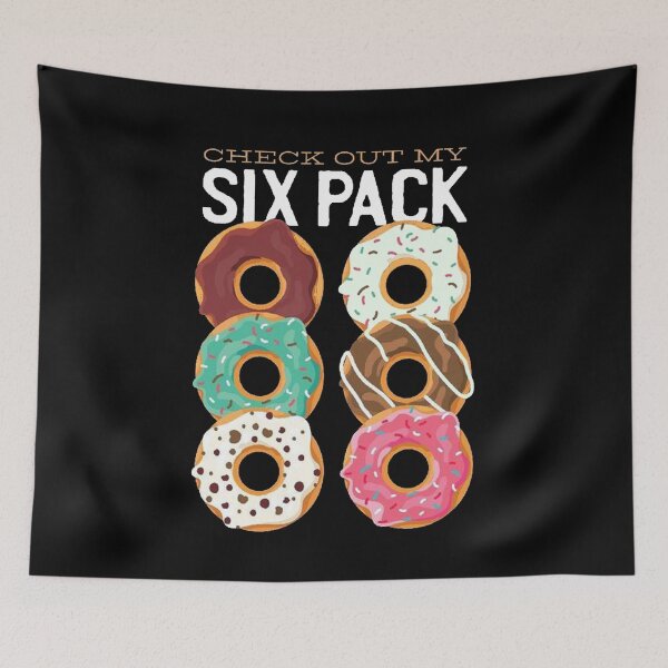Item preview, Donut Mens Check Out My Six Pack Tshirt  designed and sold by Trendy Shirt.