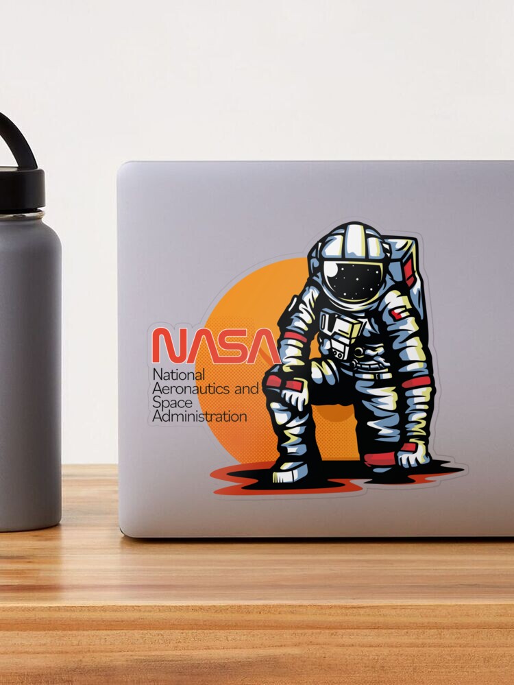 Pegatina for Sale con la obra «Astronauta de la NASA explorando el