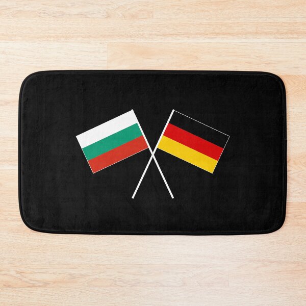 Item preview, German-Bulgarian friendship flag banner designed and sold by GeogDesigns.