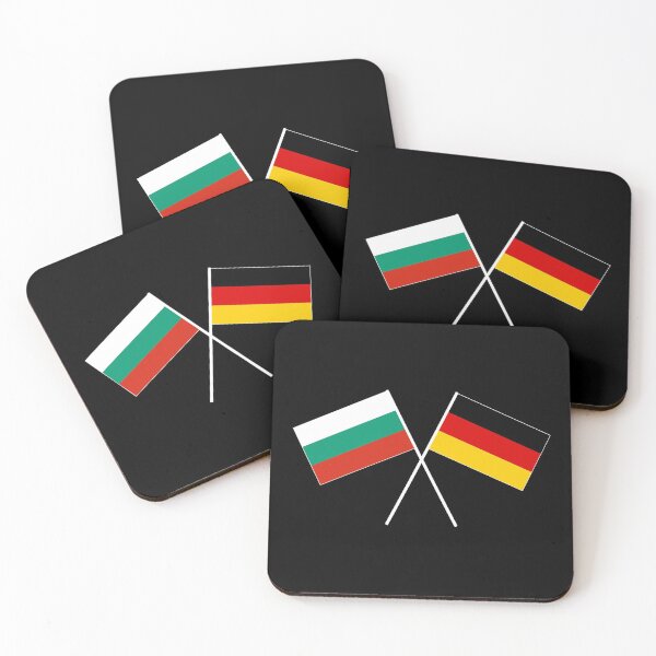Item preview, German-Bulgarian friendship flag banner designed and sold by GeogDesigns.