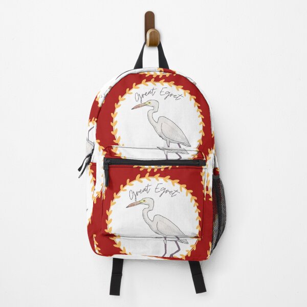 Item preview, Great Egret bird species Art illustration logo designed and sold by TheWaterBirds.