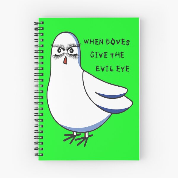 Item preview, When Doves Give The Evil Eye designed and sold by KissDigitalArt.