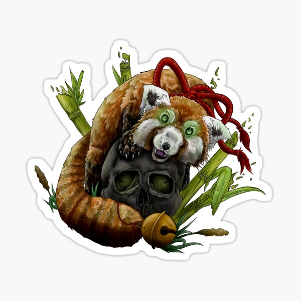 Master of the bamboo forest Sticker