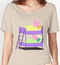 Peppa Pig Bed Time Women's Relaxed Fit T-Shirt