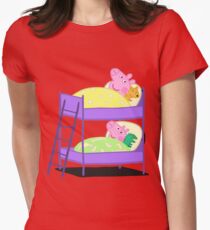 Peppa Pig Bed Time Women's Fitted T-Shirt