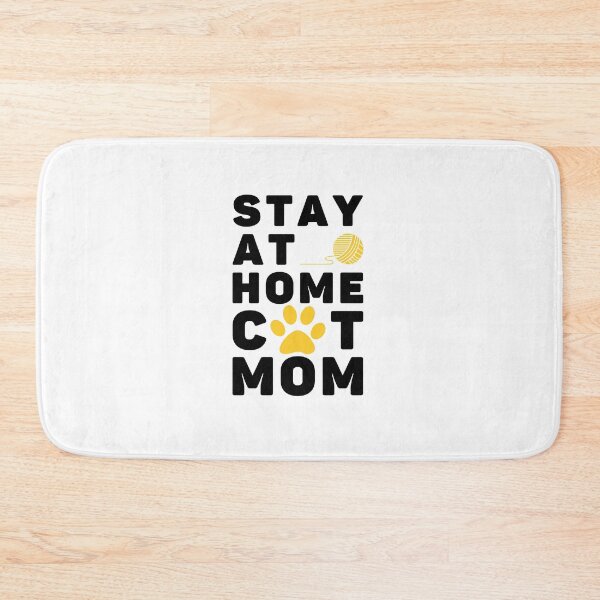 Item preview, Stay At Home Cat Mom designed and sold by itsokaybyme.