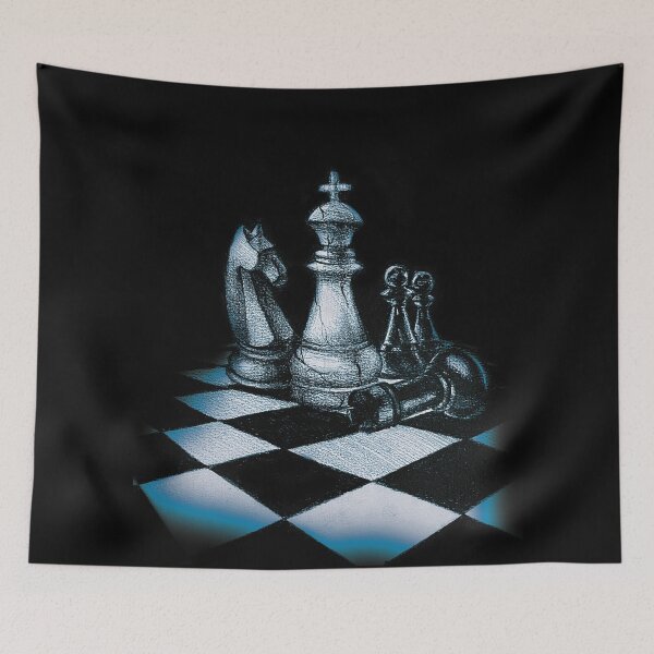 Item preview, Drawing of chess pieces designed and sold by oanaunciuleanu.