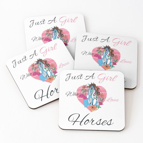 Item preview, Just A Girl Who Loves Horses designed and sold by PRINTED ..