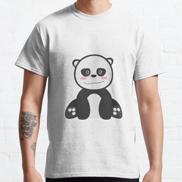 Panda in bamboo's forest T-shirt classique