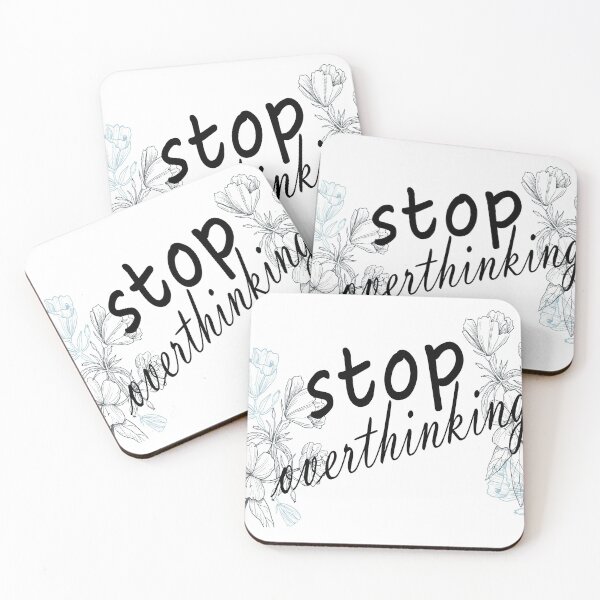 Item preview, Stop Overthinking designed and sold by ikrame-shop.