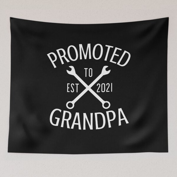 Item preview, Promoted to Grandpa 2021 Shirt, Pregnancy Announcement Gift to grandparents, Best Grandpa Ever, Grandpa Sweatshirt, Future Grandpa,Laptop Skins, scraf, mobile cases, face masks designed and sold by kenganalashish.
