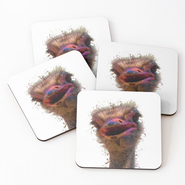 Item preview, Ostrich watercolor birds nursery decor designed and sold by DelzStudio.