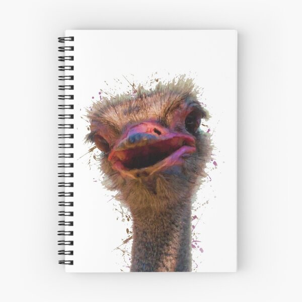 Item preview, Ostrich watercolor birds nursery decor designed and sold by DelzStudio.