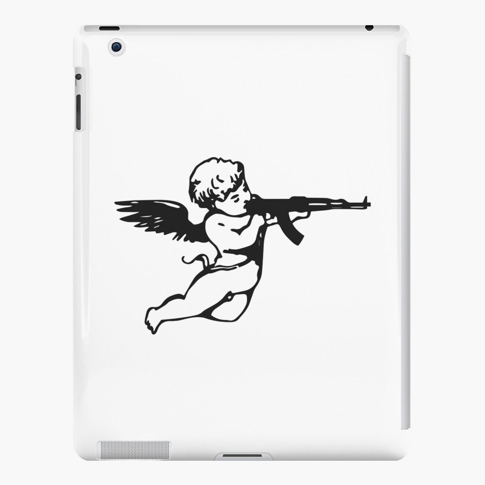 "Angel aiming a AK47" iPad Case & Skin for Sale by DamsBX | Redbubble