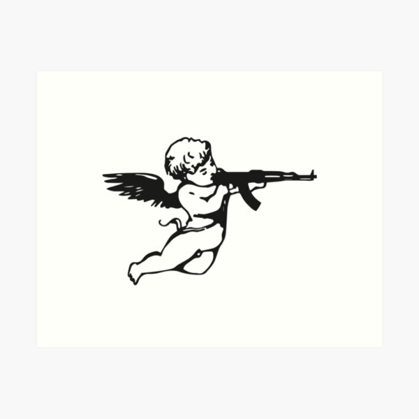 Angel With Gun Over 683 RoyaltyFree Licensable Stock Vectors  Vector Art   Shutterstock