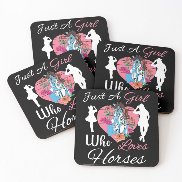 Item preview, Just A Girl Who Loves Horses designed and sold by PRINTED ..