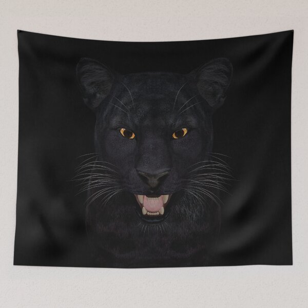 Item preview, Black Panther Face designed and sold by Mythos57.