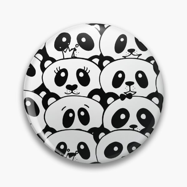 Item preview, Cute Panda Pattern | Reaction Faces designed and sold by SwePattern.