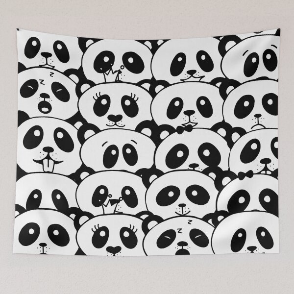 Item preview, Cute Panda Pattern | Reaction Faces designed and sold by SwePattern.