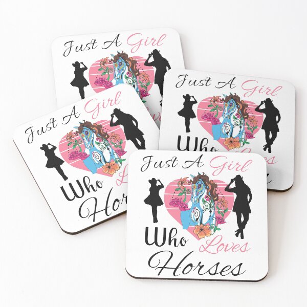 Item preview, Just A Girl Who Loves Horses designed and sold by PRINTED ..