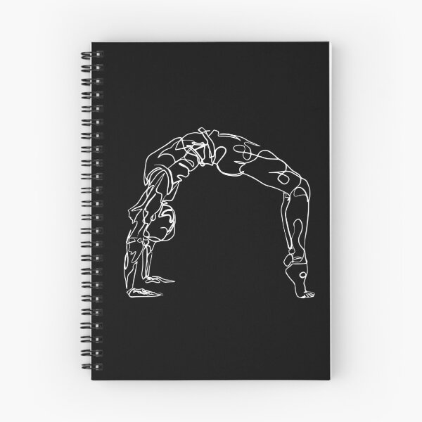 Item preview, Contour Line Yoga-Wheel Pose 1 (WI) designed and sold by FranksArtWorld.