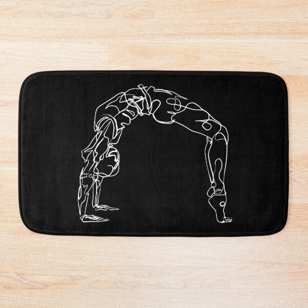 Item preview, Contour Line Yoga-Wheel Pose 1 (WI) designed and sold by FranksArtWorld.