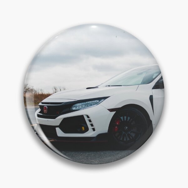 Item preview, White Honda Civic type r parked designed and sold by erikallen920.