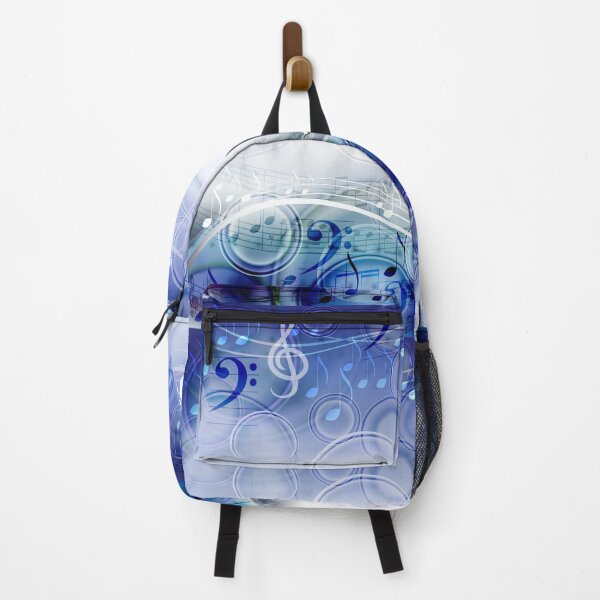 Item preview, Abstract sheet music light blue design with musical notes designed and sold by Arija07.