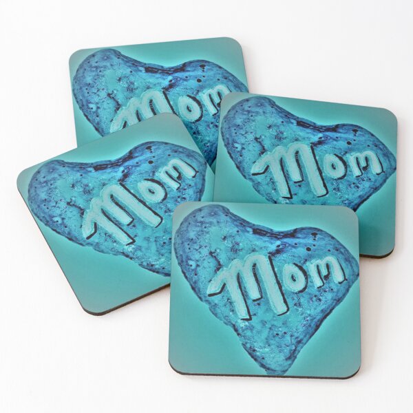 Item preview, Mom Heart, Blue designed and sold by craftsbydaphy.