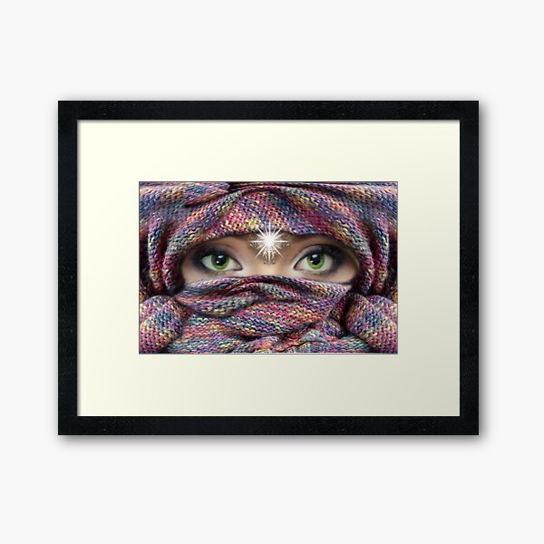 I see you. Framed Art Print