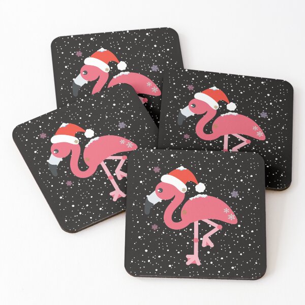 Item preview,  Santa  Flamingo with snowflake designed and sold by EclairVanilla.