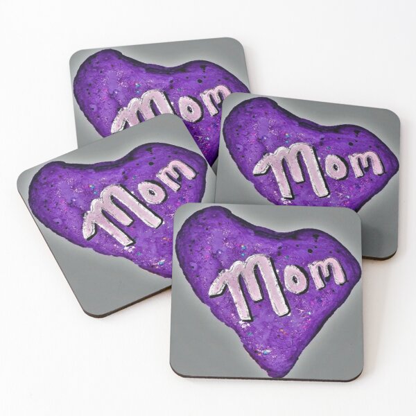 Item preview, Mom Heart Purple designed and sold by craftsbydaphy.