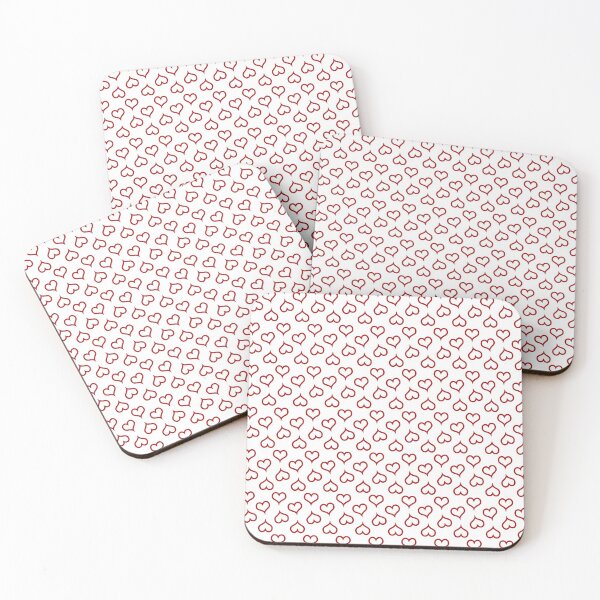 Item preview, Red Hearts Pattern designed and sold by thilinank.