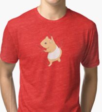 Climbing Hamster Tri-blend T-Shirt