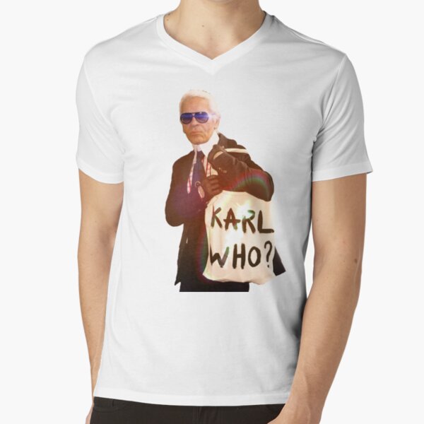 Karl Lagerfeld- Karl who V-Neck T-Shirt