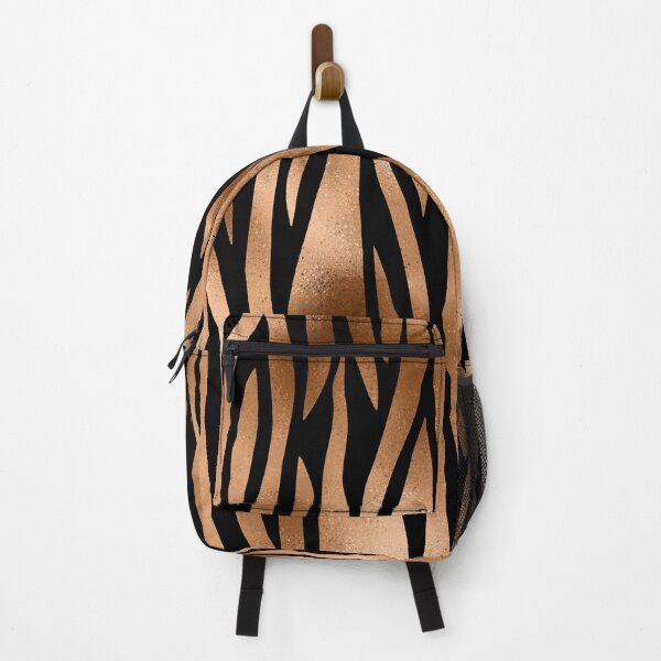 Item preview, Elegant Stylish Copper Black Zebra Stripes Animal Print designed and sold by tsuttles.